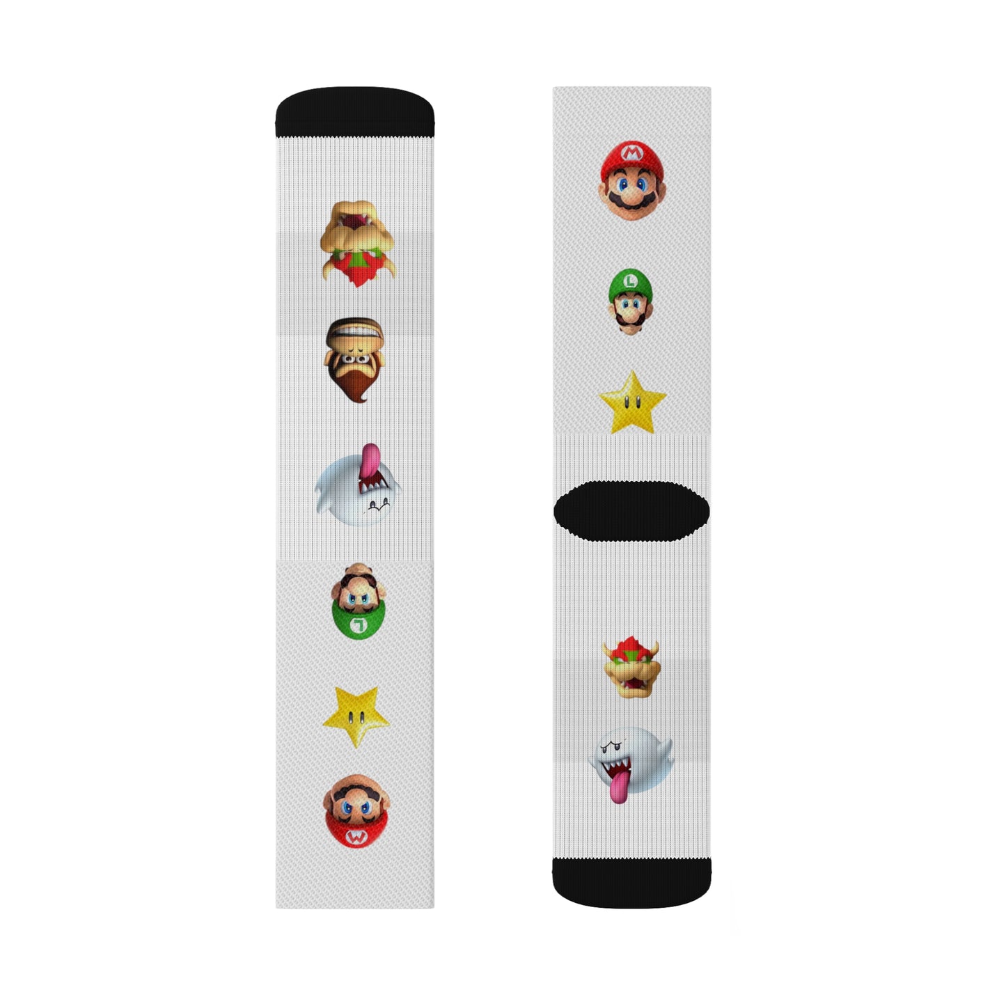 Mario and his friends Sublimation Socks